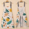 Pure cotton printed apron, single opp details Picture